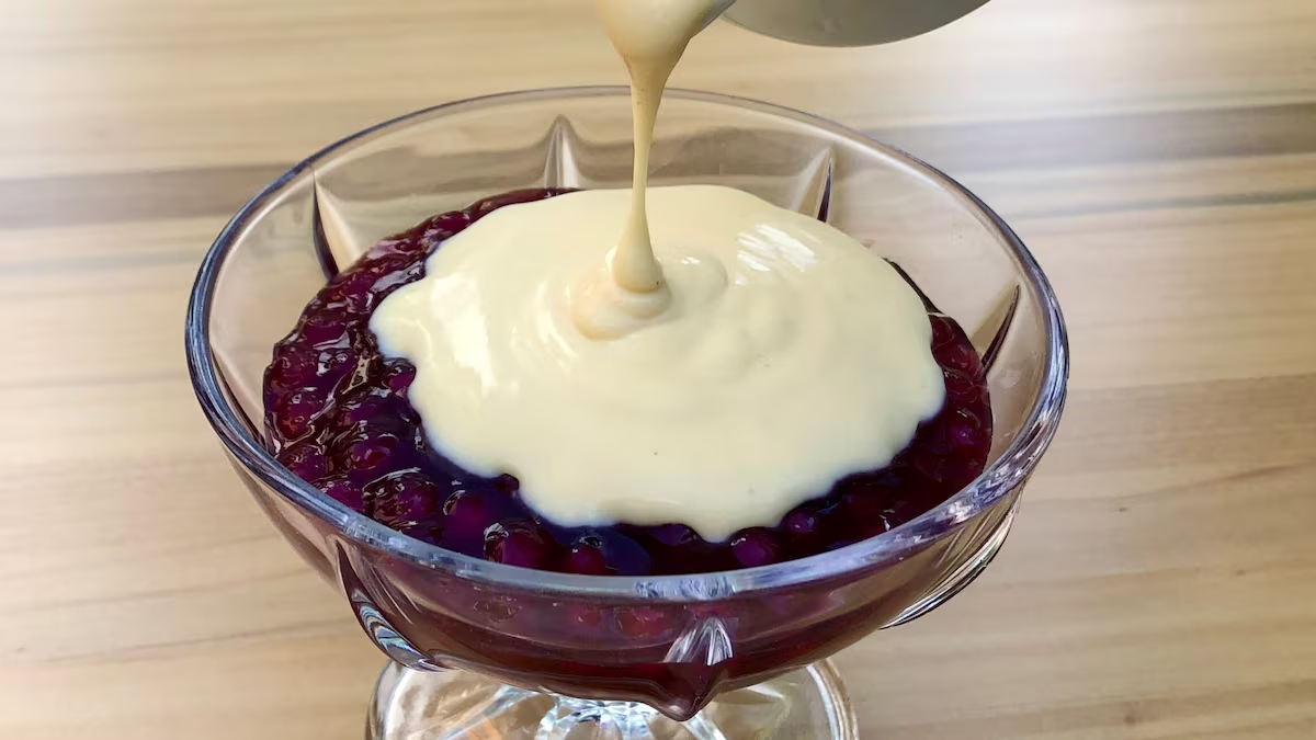 Sagu com Creme